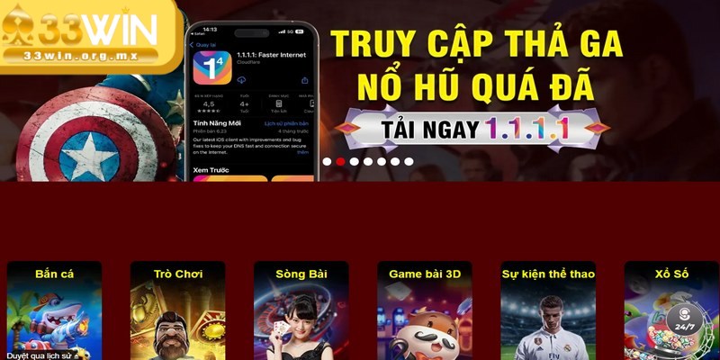 Đăng nhập vào tài khoản 33WIN để tiến hành nhận ưu đãi
